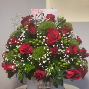 Caja con 36 rosas